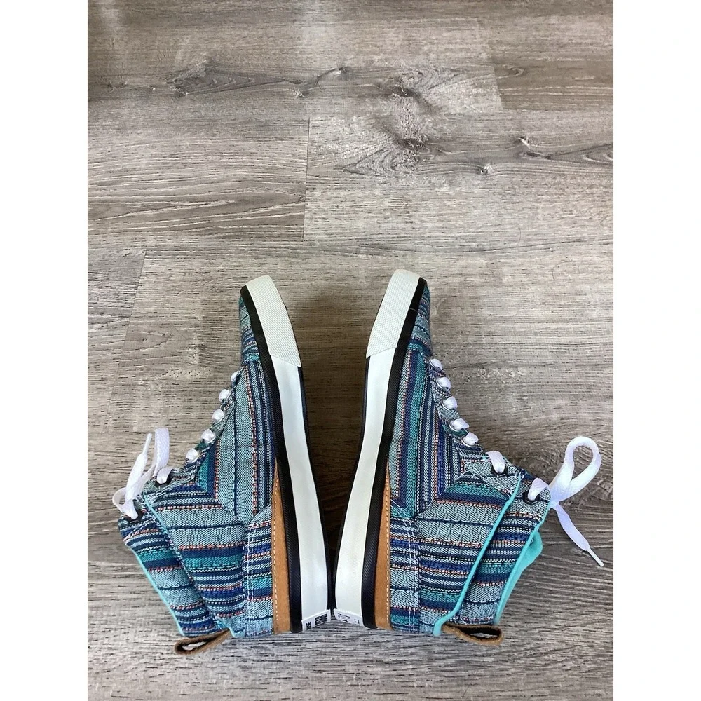 Converse All Star Bassline Mens Size 8 Sneakers 148863C MultiColor Hippie Casual